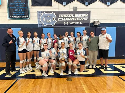 Middlesex Charegers Volleyball, Middlesex High School, Saluda, 15 ...