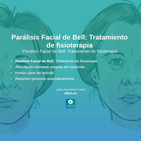 Parálisis Facial de Bell: Tratamiento de fisioterapia | eFISIO Fisioterapia Madrid