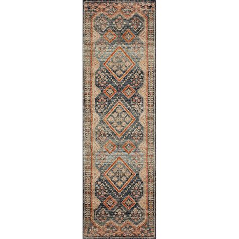 Loloi Rugs Jocelyn JOCEJOC-05NVML2340 2'3" x 4'0" Navy / Multi Rectangle Rug | Belfort Furniture ...