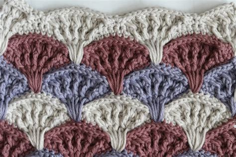 Image result for Shell Textured Crochet Stitch Pattern