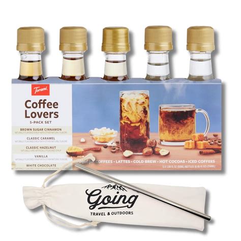 Amazon.com: Mini Coffee Syrup Variety Pack Bundle with Mini Coffee ...