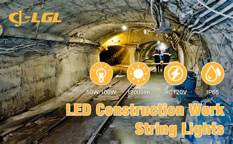 Image result for LED Construction String Lights