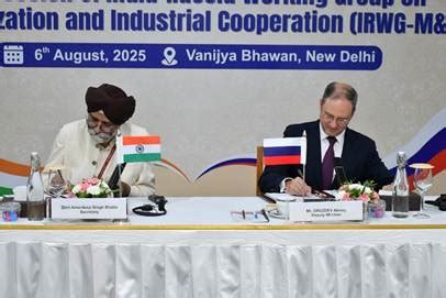 India, Russia sign protocol to deepen industrial and technological ...