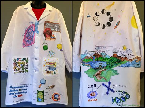 Custom illustrated lab coats!!!! Contact Jody -In**@***** | Lab coats ...
