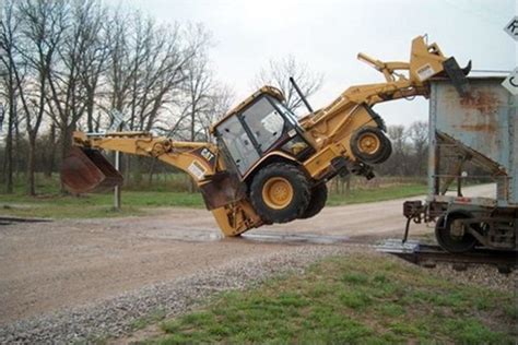 Image result for Backhoe Stunts