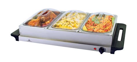 Stainless Steel Electric Buffet Food Warmer Buffet Server L-BS300b ...