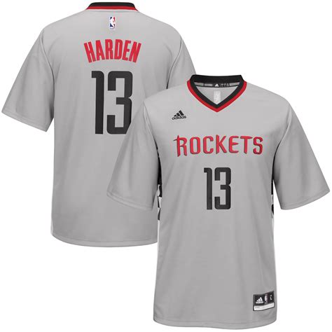 adidas James Harden Houston Rockets Gray Alternate Replica Jersey