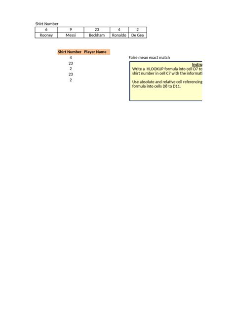 Image result for Computer Practice N6 HLOOKUP Function