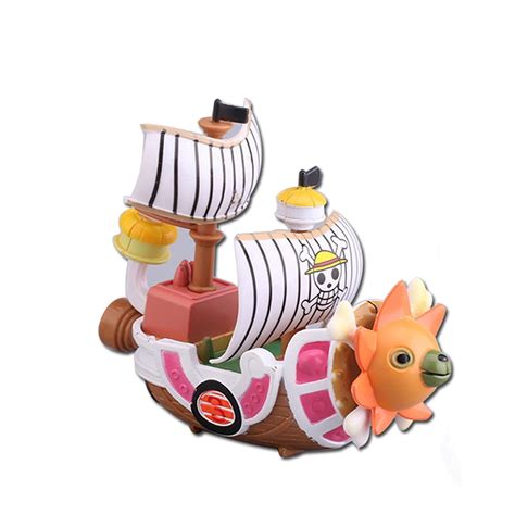 Buy XILALA One Piece Anime Toys, One Piece Toy 10CM Luffy Going Merry ...