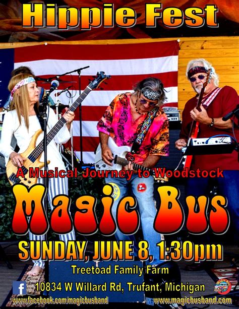Magic Bus at Trufant Hippie Fest, 10834 W Willard Rd, Trufant, MI 49347 ...