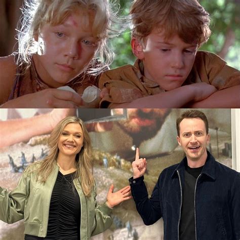 Nostalgia Unlocked — Then and Now. Ariana Richards and Joe Mazzello,...