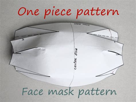 Image result for Free Printable 3D Face Mask Pattern PDF
