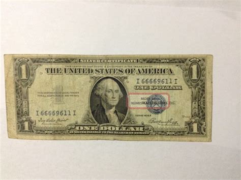 1935 - E $1 Silver Certificate.