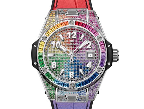 Big Bang One Click Steel Rainbow 33 mm | Hublot
