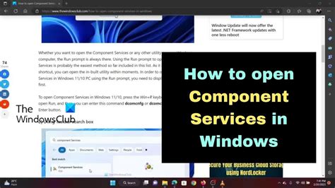 Image result for Component Services Overview