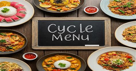 Image result for Cycle Menu Examples