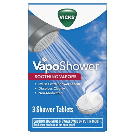 Vicks VapoShower, Shower Tablet, Shower Bomb, Aromatherapy Vapors ...
