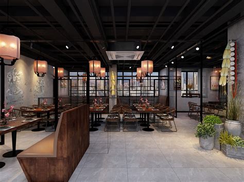 日照复式楼新中式设计案例，餐厅中式装修效果图_紫云轩中式设计图库