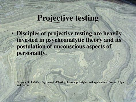 Projective Tests 的图像结果