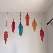 Buy Rawpockets Feather' Wall Sticker (PVC Vinyl, 105 cm x 105cm) Online ...