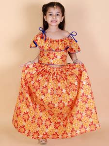 KID1 Girls Lehenga Choli Ethnic Wear Floral Print Lehenga Choli Price ...