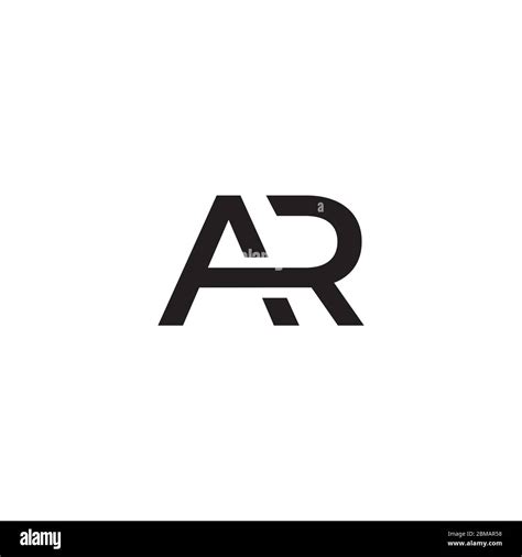 A R lettermark logo design vector Stock Vector Image & Art - Alamy