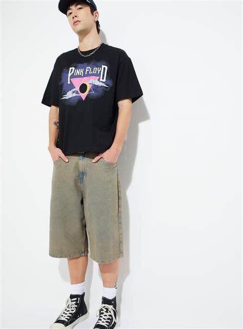 Buy URB_N Men Pink Floyd Printed Oversized T-shirt Online at just Rs ...