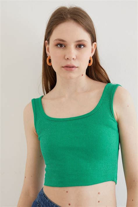 Yeşil Kaşkorse Atlet - Spesniks | ElbiseBul