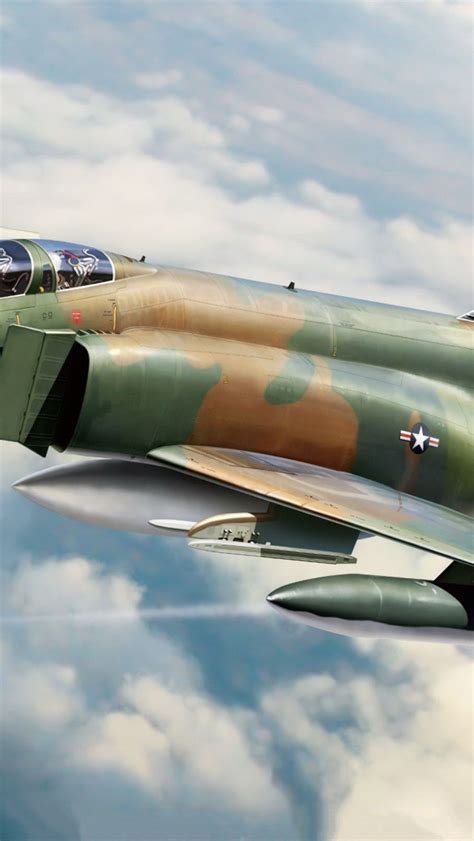 Download wallpaper USA, fighter-bomber, fighter-interceptor, F-4 ...