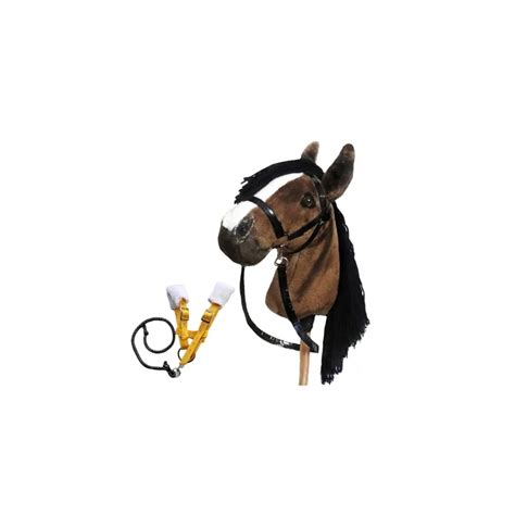 Horse Related Gifts Hobby Horse Set - Chestnut Hobby Horse on Stick ...