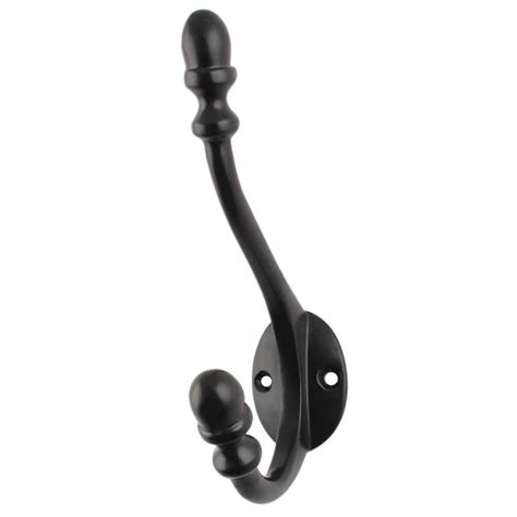Black Wall Aluminium Hooks
