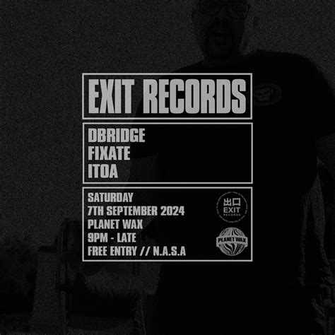 EXIT RECORDS @ Planet Wax, 318 New Cross Road, SE14 6AF London, United ...