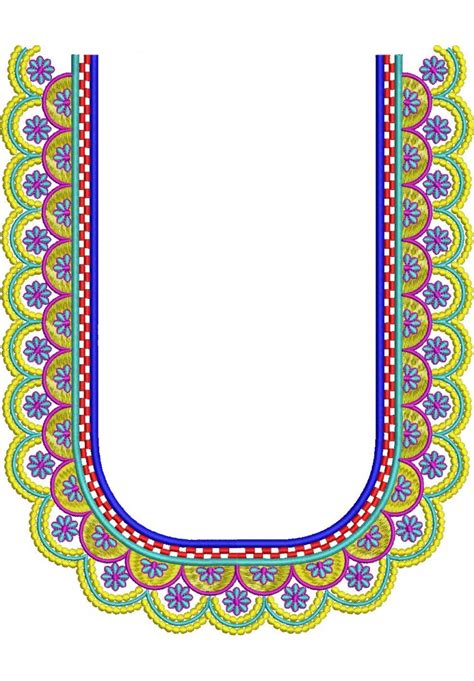 South Indian Blouse Embroidery Design -J024