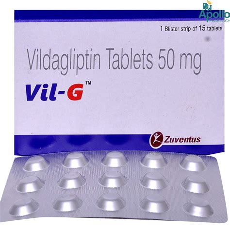Vil G 50 Tablet 15's Price, Uses, Side Effects, Composition - Apollo ...