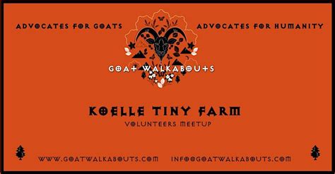 GOAT WALKABOUTS ADVOCACY MEETUP (KOELLE TINY FARM), 2401 N 119th St ...