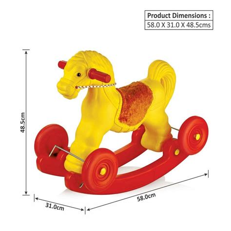 Buy Ok Play Rocking Horse Chair, Rocking Plastic Chair, Toddlers ...