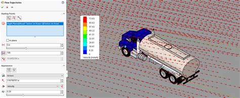 Surface Plots Flow Simulation SolidWorks 的图像结果