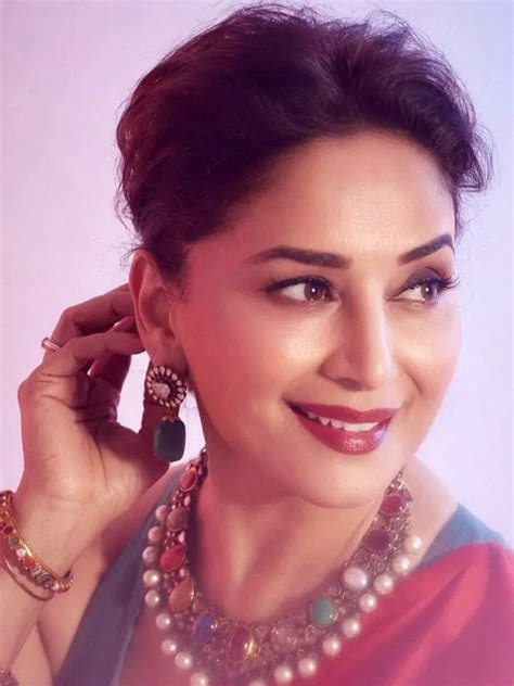 Madhuri Dixit's timeless beauty in red saree | Times of India