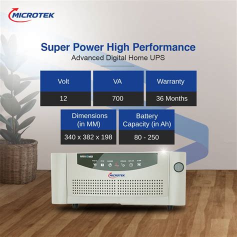Get Uninterrupted Power with Microtek Super Power Digital UPS/Inverter ...