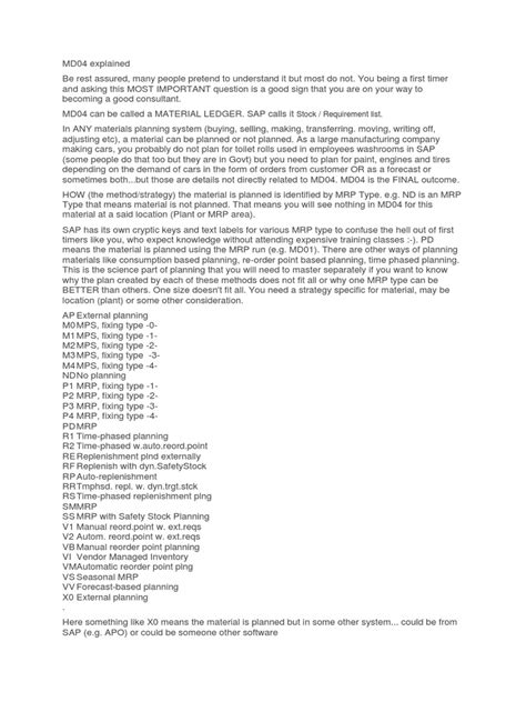 SAP Md04 Tutorial 的图像结果