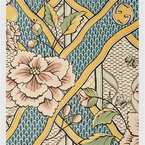 Floral Print Wallpaper | GUCCI® UK