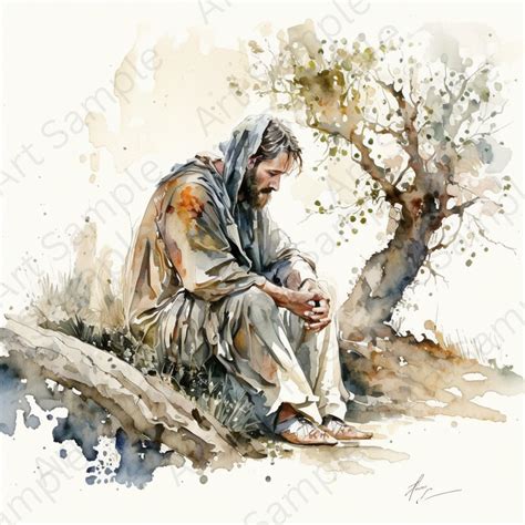 Jesus Praying In Gethsemane Lds