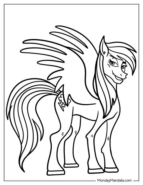 20 Rainbow Dash Coloring Pages (Free PDF Printables)