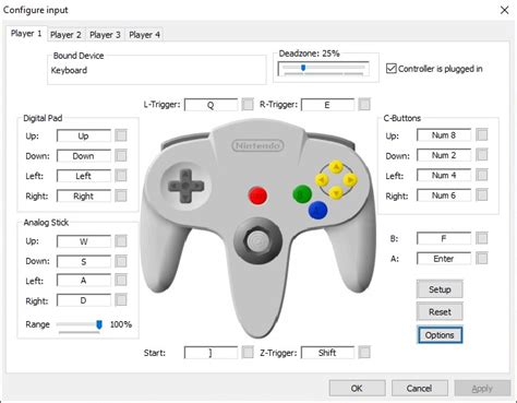 Image result for How to Set Up N64 Controller for Project64