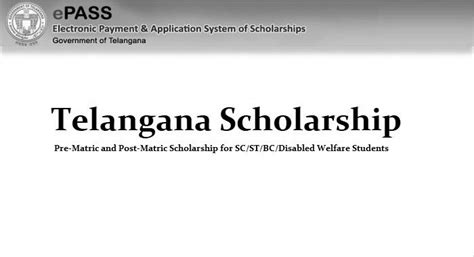 Ts ePass Scholarship Scheme, Student Check epass scholarship status and ...