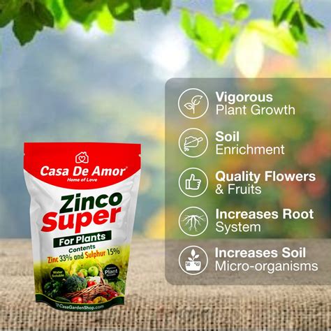 Casa De Amor Zinco Super (Zinc 33% and Sulphur 15%) Micronutrient Fert
