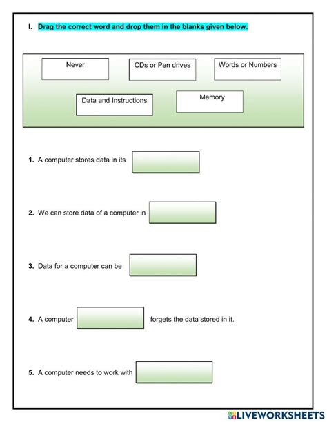 Image result for Computer Science Worksheets