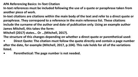 APA Format Citation Guide to undergraduates | PPTX