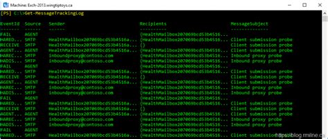 Image result for Message Tracking Log
