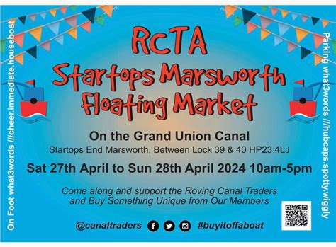 RCTA Startops Marsworth Floating Market , Marsworth Startops ...
